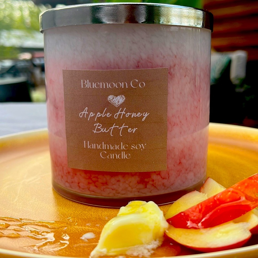 Apple honey, butter candle